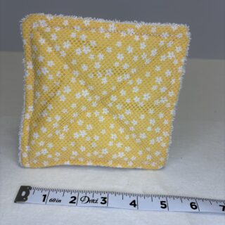 ECO-Reusable Dish Sponges (Yellow & Cream)