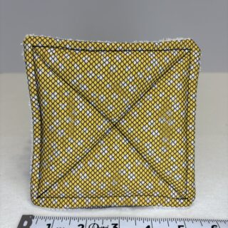 ECO-Reusable Dish Sponges (Yellow & Cream| Black Mesh)