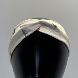 Headband (Beige w/ Trees)