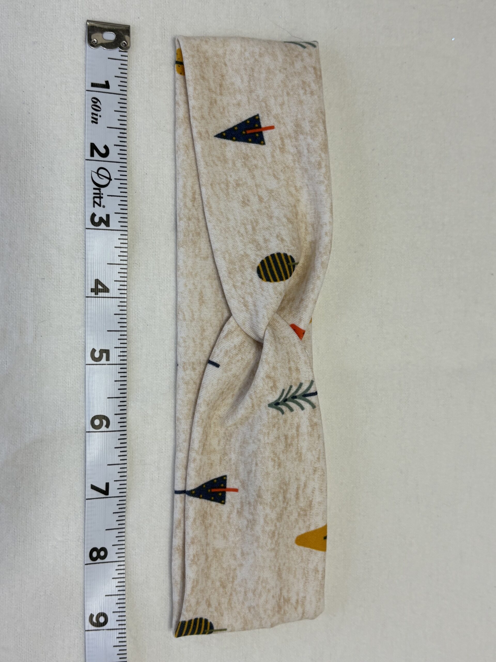 Headband (Beige w/ Trees) - Image 6