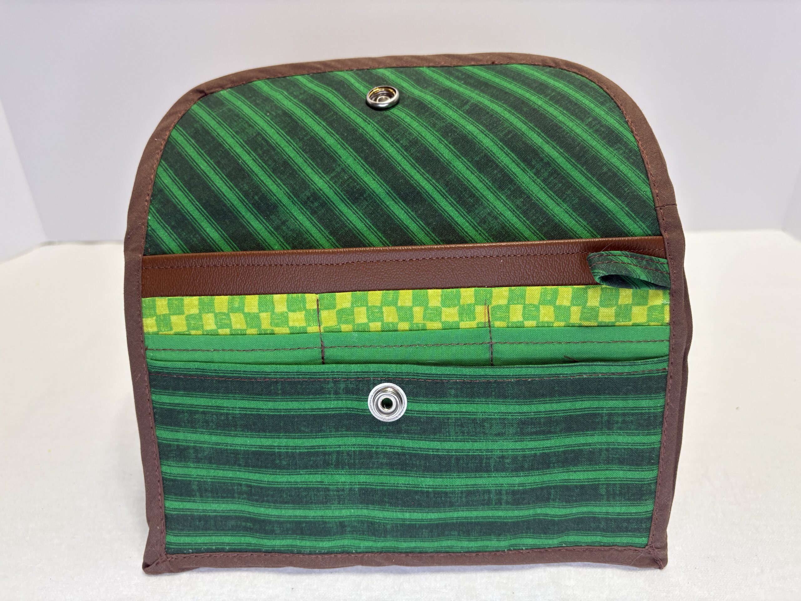 Phone Wristlet- Brown/Green - Image 2