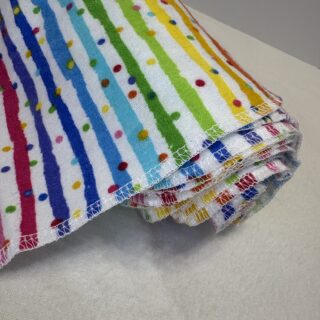 🌿 ECO-Towels – The Sustainable Alternative to Paper Towels 🌿- Rainbow Stripes 1each